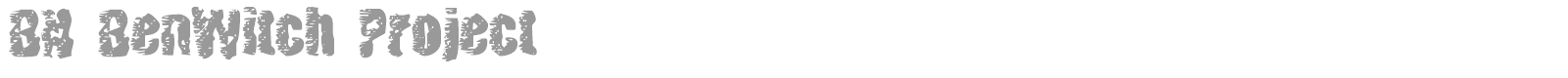 BN BenWitch Project font preview